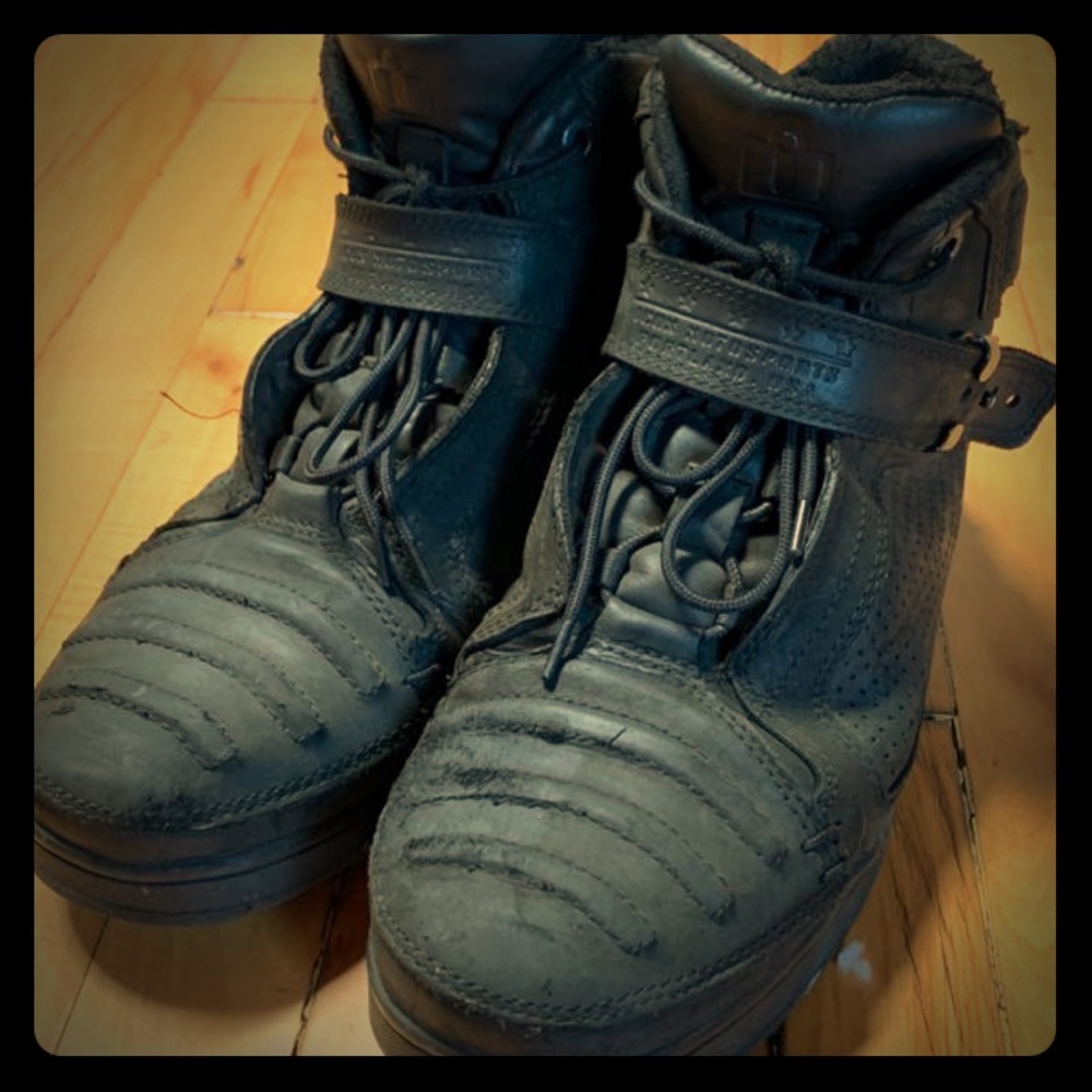 Icon Truant Motorcycle Boots Shoes US 11 Black